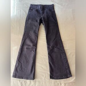 Black flare jeans